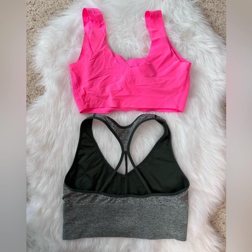 BUNDLE: PINK Seamless (M) and Sport Bra (L) - Picture 2 of 5